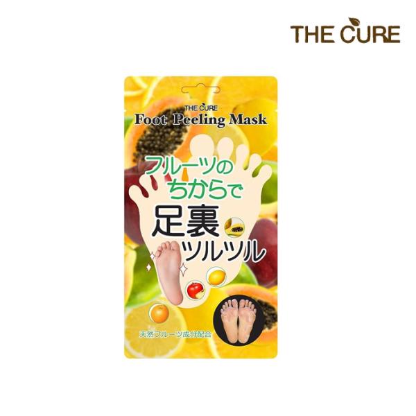 【お試し1枚】THE CUREザキュア フルーツの力で足裏ツルツル 角質ケア フットピーリング 削ら...