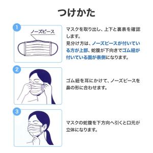 耳にやさしいサージカルマスク ふつうサイズ ホ...の詳細画像3