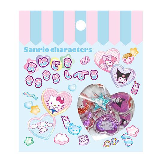 サンリオキャラクターズ おはじききらきらしーるB おはじきシール SANRIO ハローキティ マイメ...