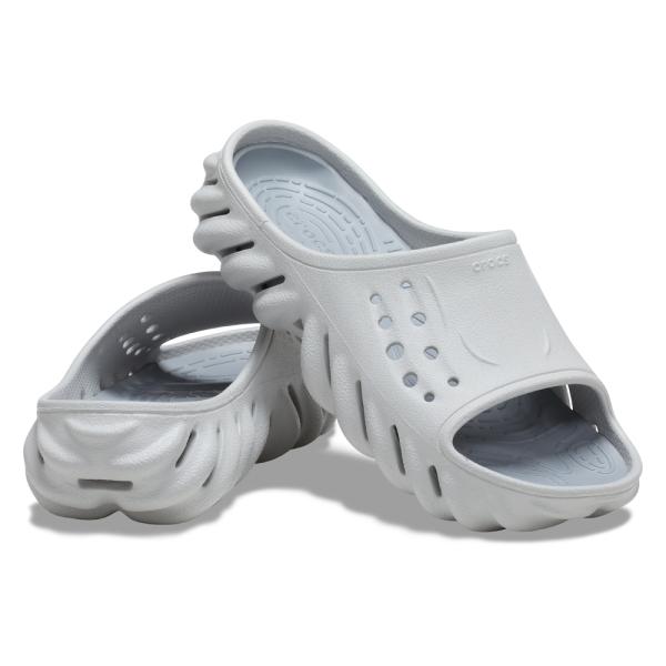 クロックス エコー スライド CROCS  ECHO SLIDE ライトグレー(Atmosphere...