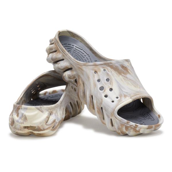 クロックス エコー マーブル スライド CROCS  ECHO MARBLED SLIDE マーブル...