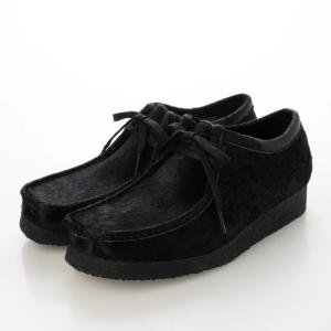 Clarks クラークス ワラビー ブラックヘアーオン Wallabee