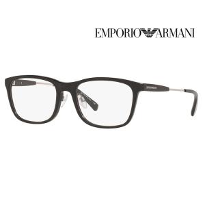 EMPORIO ARMANI エンポリオアルマーニ EA3165F 5001 56 伊達 メガネ 眼鏡 フルフィットモデル スクエア セル｜upup