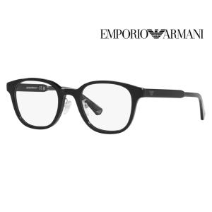 EMPORIO ARMANI エンポリオアルマーニ EA3216D 5017 49 伊達 メガネ 眼鏡 ボストン ウェリントン メンズ ジャパンコレクション｜upup