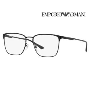 EMPORIO ARMANI エンポリオアルマーニ EA1146D 3014 56 伊達 メガネ 眼鏡 メタル スクエア メンズ｜upup