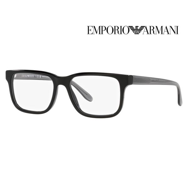 EMPORIO ARMANI EA3218F 5017 55 伊達 メガネ フルフィットモデル スク...