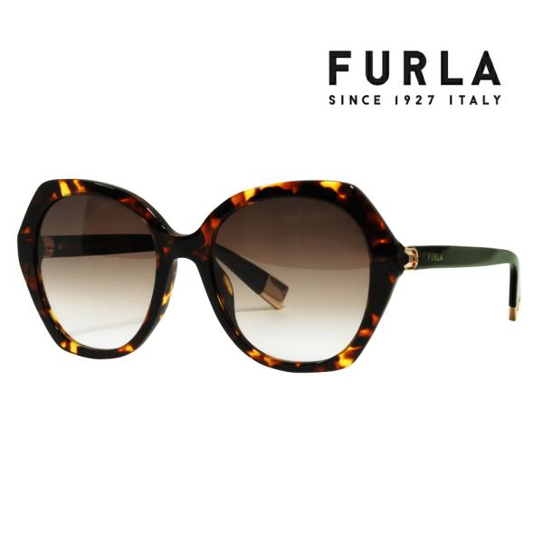 FURLA フルラ サングラス メガネ SFU533 06ZE 54 ボストン ジャパンモデル レデ...