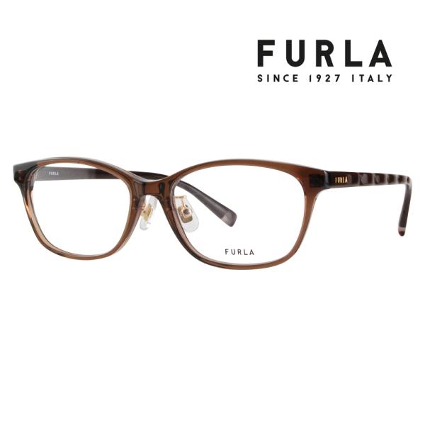 FURLA フルラ 眼鏡 伊達メガネ VFU710J 06ME 51 ウェリントン ジャパンモデル ...