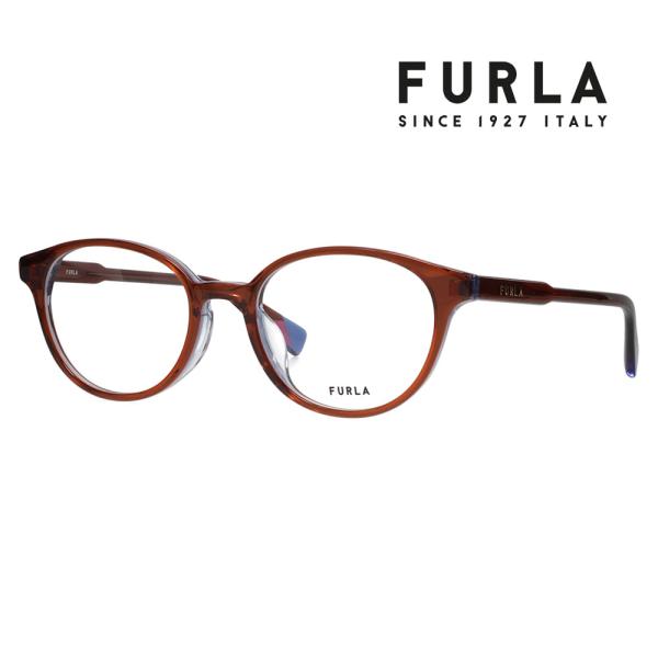 FURLA フルラ 眼鏡 伊達メガネ VFU755J 0742 49 ボストン ジャパンモデル レデ...