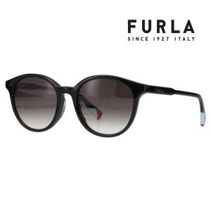 FURLA フルラ サングラス メガネ SFU746J 0700 51 ボストン ウェリントン ジャパンモデル レディース セル 紫外線カット