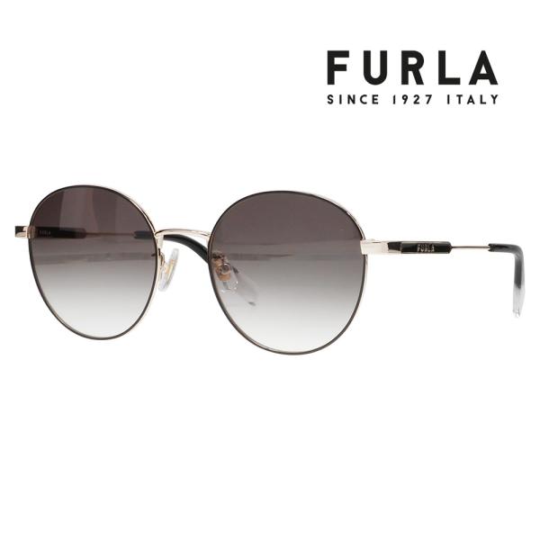 FURLA フルラ サングラス メガネ SFU748J 08LU 52 レディース メタル 紫外線 ...