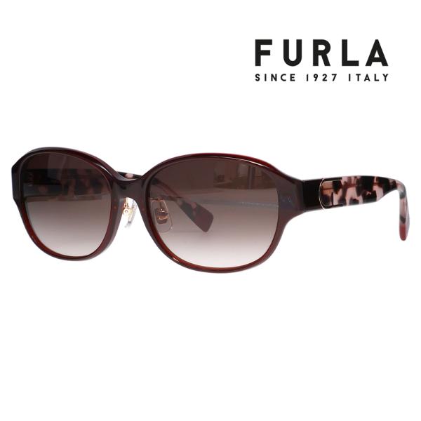 FURLA フルラ サングラス メガネ SFU849J 01ED 55 オーバル ラウンド ジャパン...