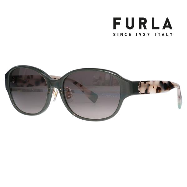 FURLA フルラ サングラス メガネ SFU849J 06RM 55 オーバル ラウンド ジャパン...