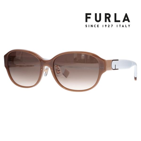 FURLA フルラ サングラス メガネ SFU849J 0SCV 55 オーバル ラウンド ジャパン...