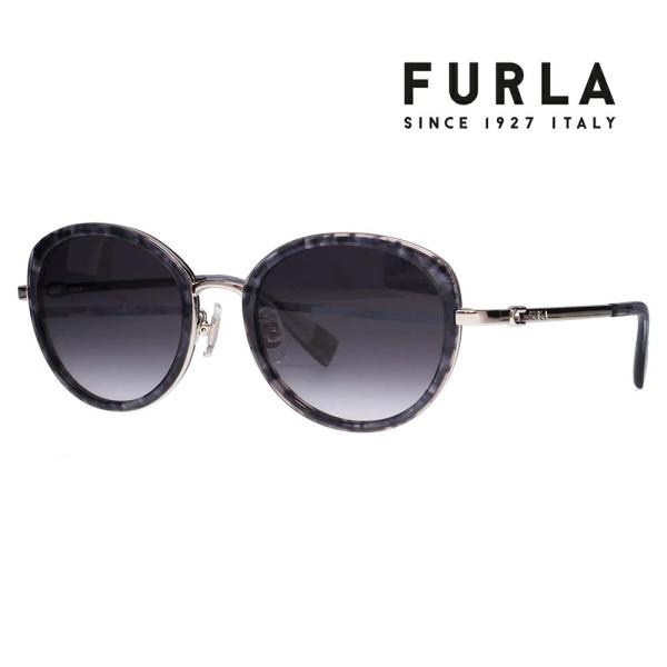 FURLA フルラ サングラス メガネ SFU857J 0F80 52 キャットアイ ボストン ジャ...