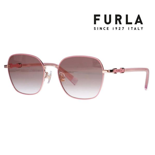 FURLA フルラ サングラス メガネ SFU855J 0300 54 ヘキサゴン メタル ジャパン...