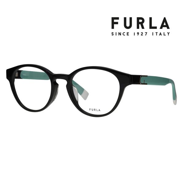 FURLA フルラ 眼鏡 伊達メガネ VFU862J 0700 49 ボストン セル ジャパンモデル...