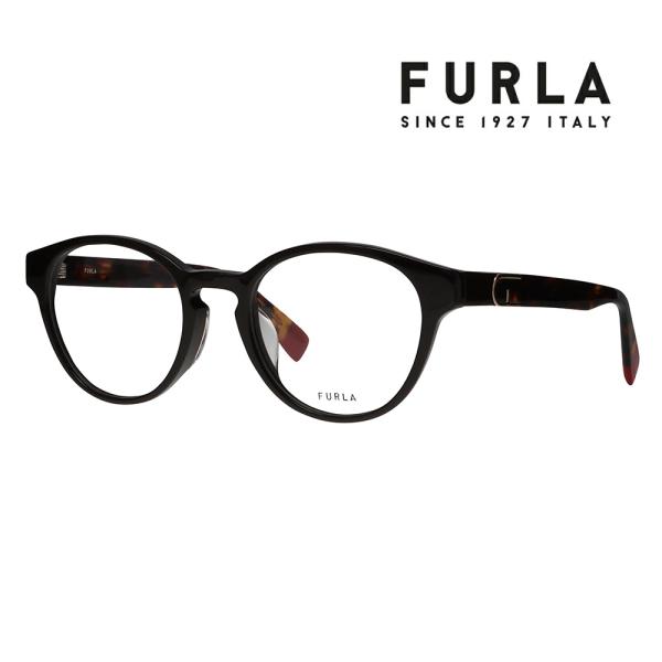 FURLA フルラ 眼鏡 伊達メガネ VFU862J 099M 49 ボストン セル ジャパンモデル...