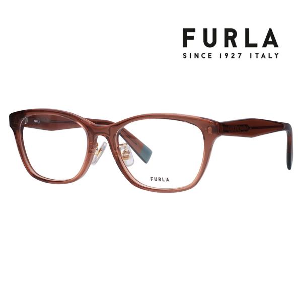 FURLA フルラ 眼鏡 伊達メガネ VFU861J 01F3 51 ウェリントン セル ジャパンモ...