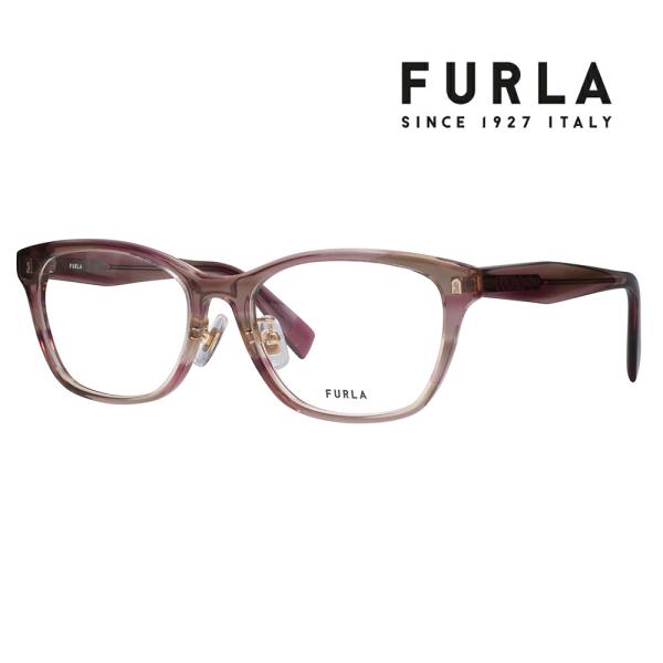 FURLA フルラ 眼鏡 伊達メガネ VFU861J 0VBL 51 ウェリントン セル ジャパンモ...