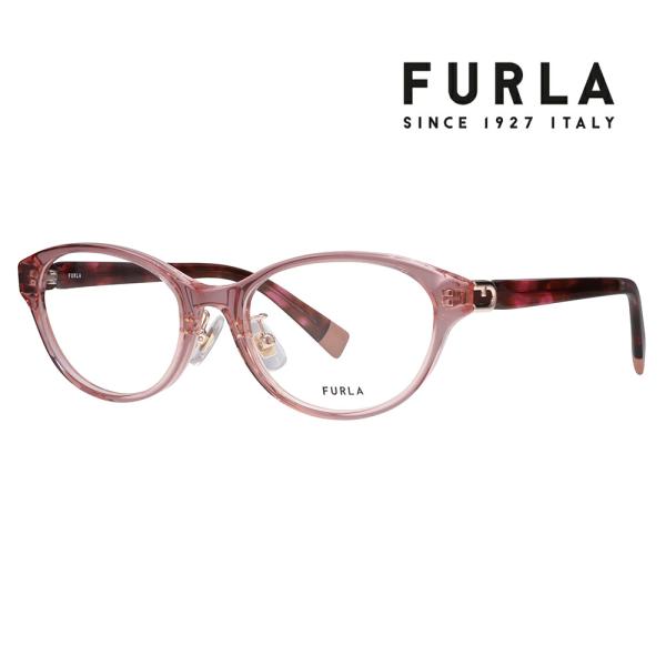 FURLA フルラ 眼鏡 伊達メガネ VFU967J 0776 51 オーバル セル ジャパンモデル...