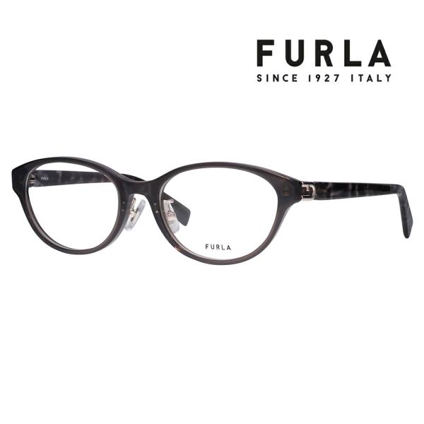 FURLA フルラ 眼鏡 伊達メガネ VFU967J 0BK1 51 オーバル セル ジャパンモデル...