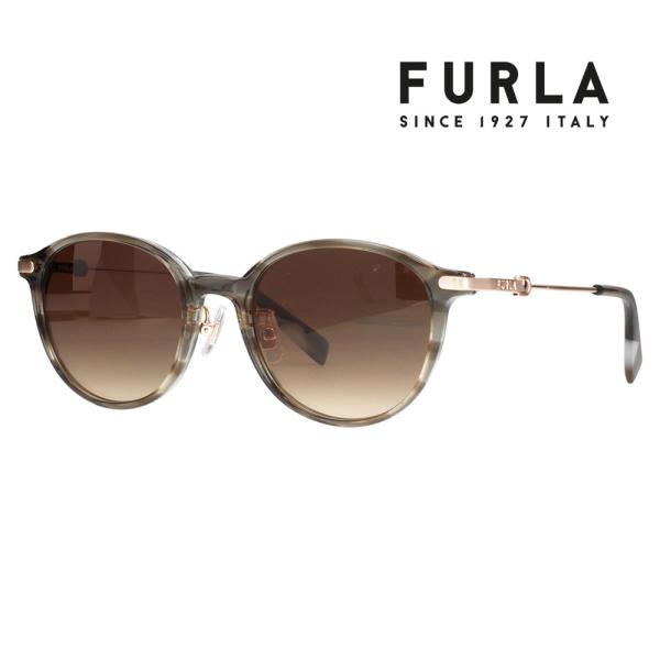 FURLA フルラ サングラス SFUA40J 9N6P 50 セル メタル ボストン コンビ レデ...