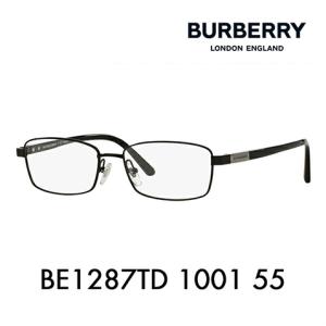 バーバリー BURBERRY メガネ BE1287TD 1001 55 伊達眼鏡 サングラス スクエア｜upup