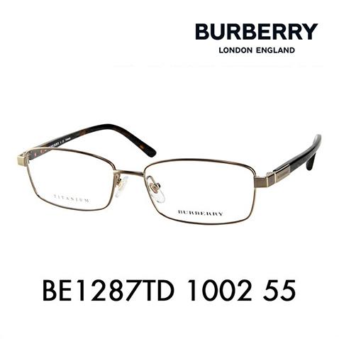 バーバリー BURBERRY メガネ BE1287TD 1002 55 伊達眼鏡 サングラス メガネ...