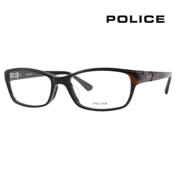 ポリス メガネフレーム POLICE VPLB93J 02BW 54 スクエア フルリム セル メン...