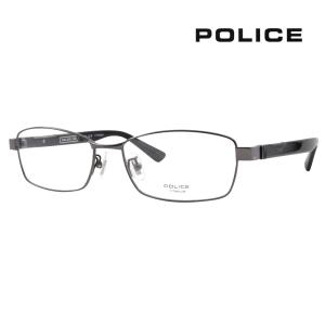 POLICE メガネフレーム 度あり スクエア POLICE（ポリス） メガネフレーム POLICE VPLG46J 0H68 53 2023年