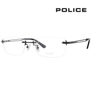 POLICE ポリス メガネ VPLT92J 0300/0S11/0568 53mm スクエア 3color POLICE（ポリス） メガネフレーム POLICE VPLL39J 0568 55 2023年