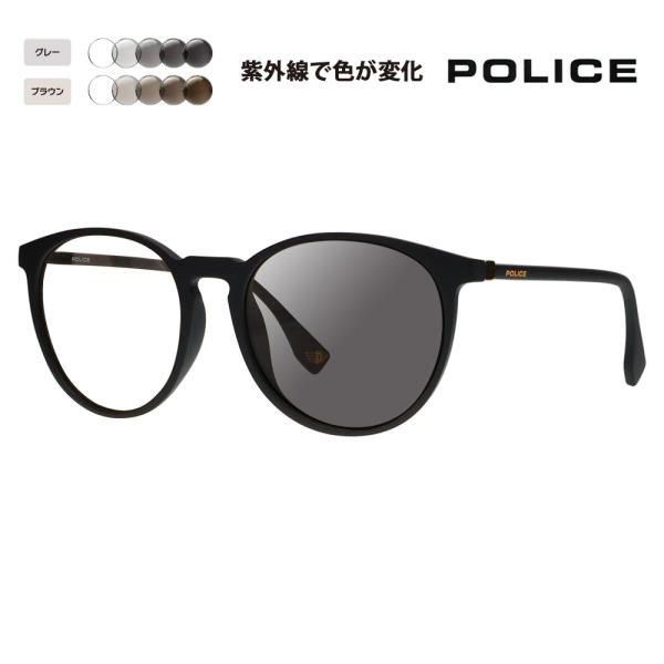 ポリス サングラス 調光レンズセット SPL983I U28V 53 POLICE 復刻別注モデル ...