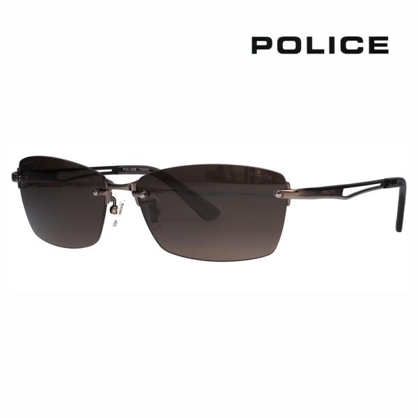 ポリス POLICE SPLQ06J 627P 60 サングラス 2025年モデル スクエア ツーポ...
