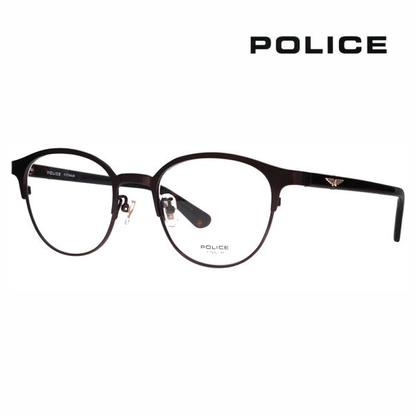 ポリス メガネフレーム POLICE VPLQ53J 0C2B 50 メンズ ボストン チタン コン...
