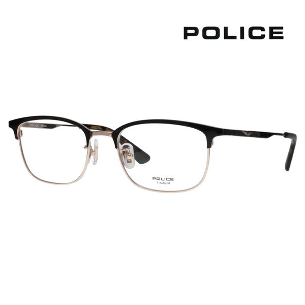 ポリス メガネフレーム POLICE VPLR36J 0K1G 52 メンズ ウェリントン メタルブ...