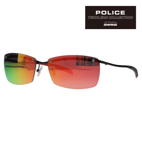 ポリス サングラス SPLT77J 530P 60 POLICE スクエア チタン チタニウム メン...