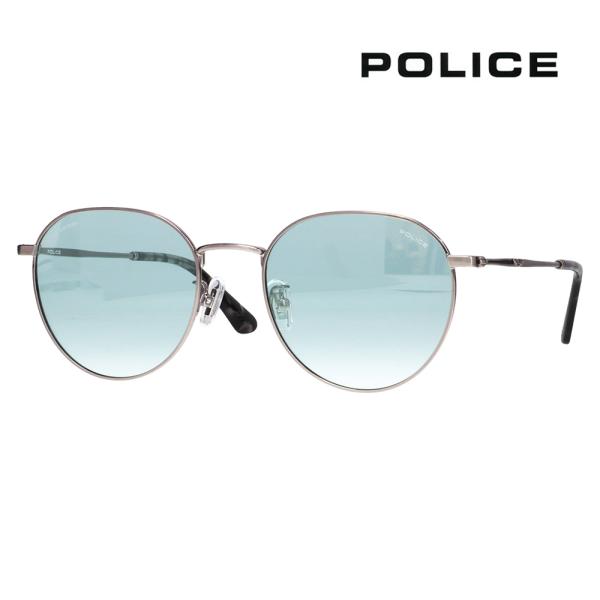 ポリス サングラス SPLT73J S3MP 52 POLICE ラウンド メタル ライトカラー 偏...