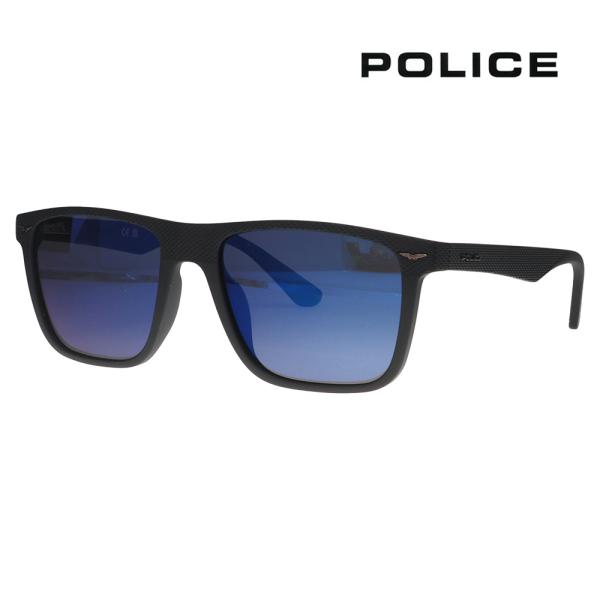 ポリス サングラス SPLE02 U28B 57 POLICE GATOR2 スクエア セル メンズ...