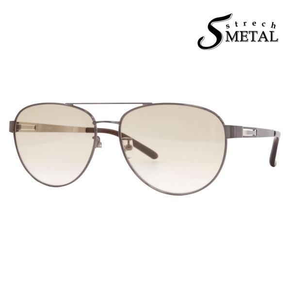 SMETAL Strech METAL UVサングラス-007-2 エスメタル Sメタル UVカット...