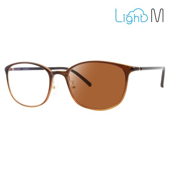 LightM UVサングラス-10-6（調光） ライトエム ライトM UVカット 紫外線カット 度付...