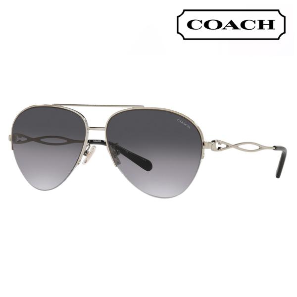 オススメ価格 コーチ COACH サングラス HC7124 90058G 59 パイロット ナイロー...