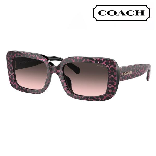オススメ価格 コーチ COACH サングラス HC8380U 578346 54 レクタングル セル...