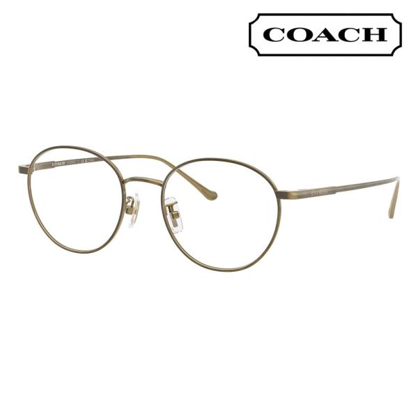 コーチ COACH メガネフレーム HC5190TD 9333 51 ラウンド メタル チタン アジ...