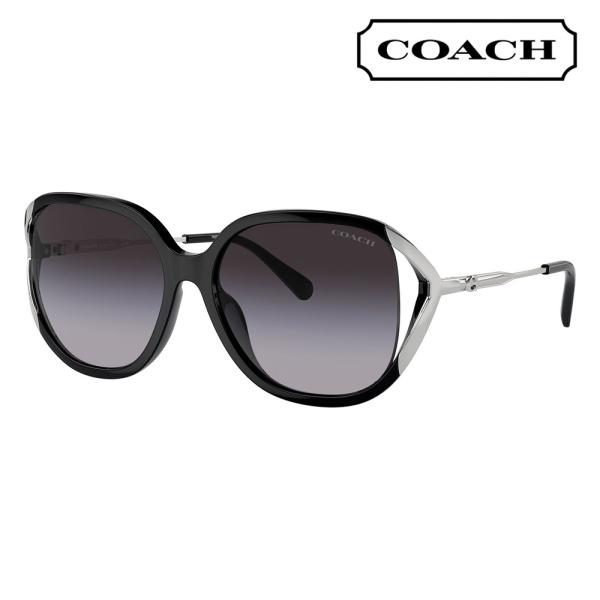 コーチ COACH サングラス HC8396U 50028G 56 スクエア セル レディース おし...