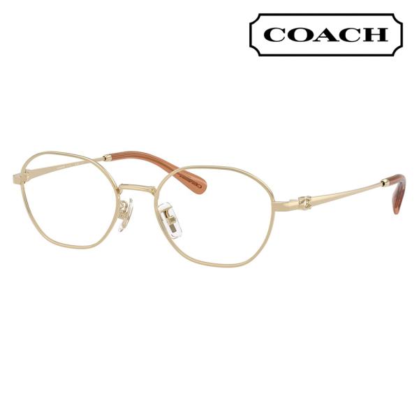 コーチ COACH メガネフレーム HC5194TD 9005 50 オーバル メタル チタン アジ...