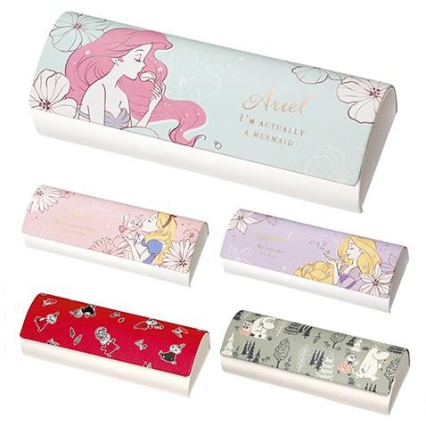 キャラクター クロス付き メガネケース ディズニー アリエル アリス ラプンツェル キノコ ムーミン...