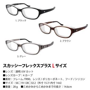 【1.60度付きレンズセット】スカッシーフレッ...の詳細画像5