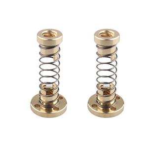 T8 アンチバックラッシュ バネ 負荷ナット 全2サイズ ねじロッドのリードスクリュー - 2mm