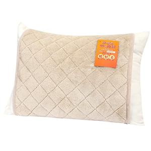 枕パッド 47×58cm アイボリー  冬 あったか 洗える ふわふわ フランネル マイクロフ